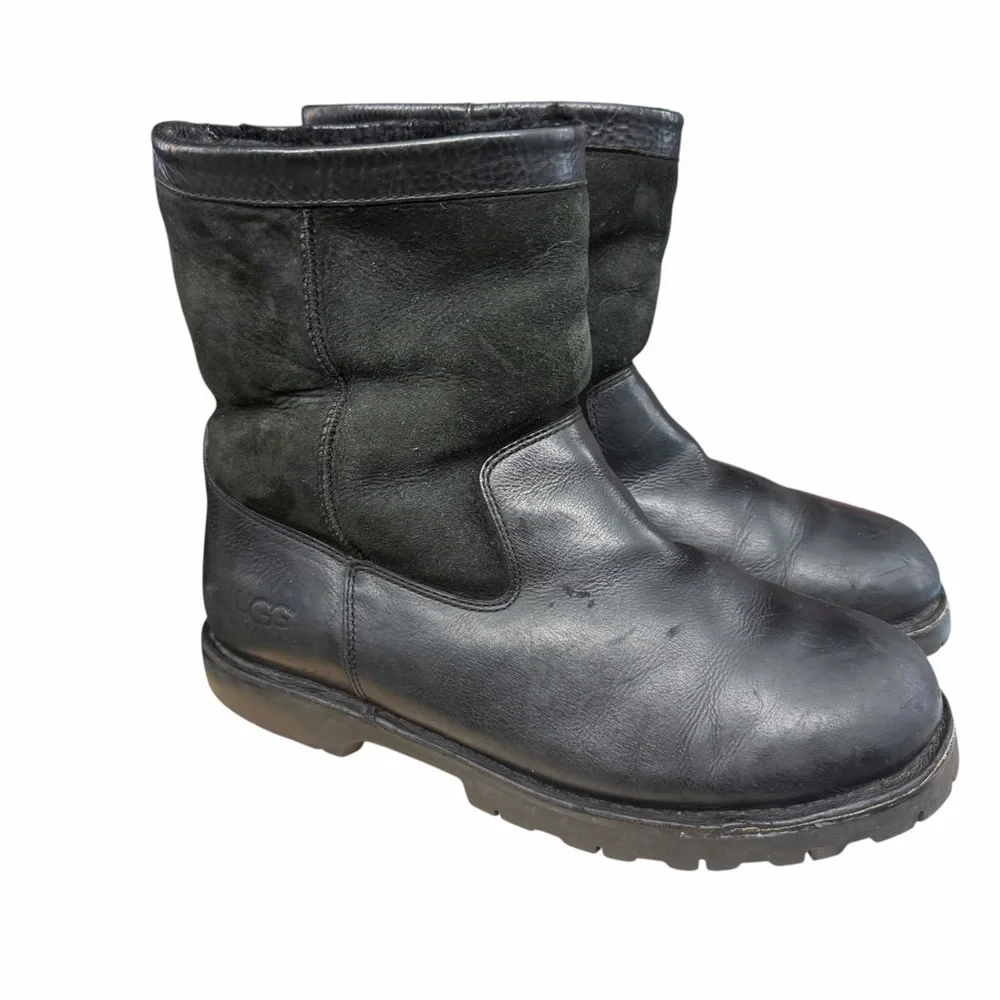 UGG Australia Leather & Suede‎ Mid-Calf Boots – Size 12 Men